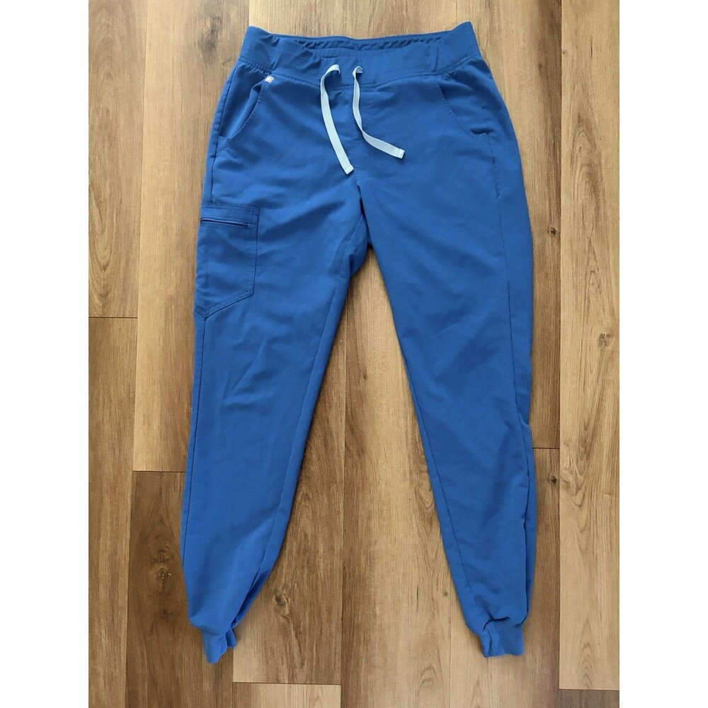 FIGS Technical Collection Zamora Jogger Scrub Pants Womens Medium M Royal Blue